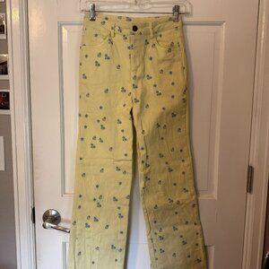 Princess Polly Ivy Floral Straight Leg Jeans